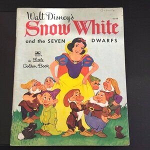 Walt Disney's Snow White Little Golden Book Softcover, Vintage 1948